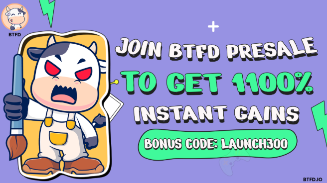 Rue Missing SKI’s First Wave? BTFD Presale’s $100 to $12K Opportunity is the Best New Meme Coin to Join Today—Snag It Before May 26!
