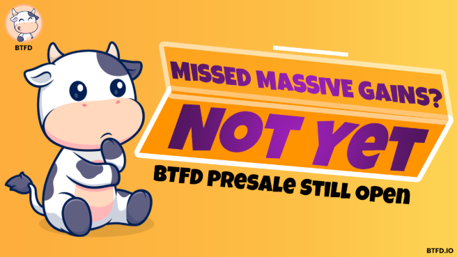 Slept on Dogwifhat? Don’t Miss BTFD Coin’s $10K to $900K Moon Rocket and $6.72 Million Presale—Time’s Almost Up