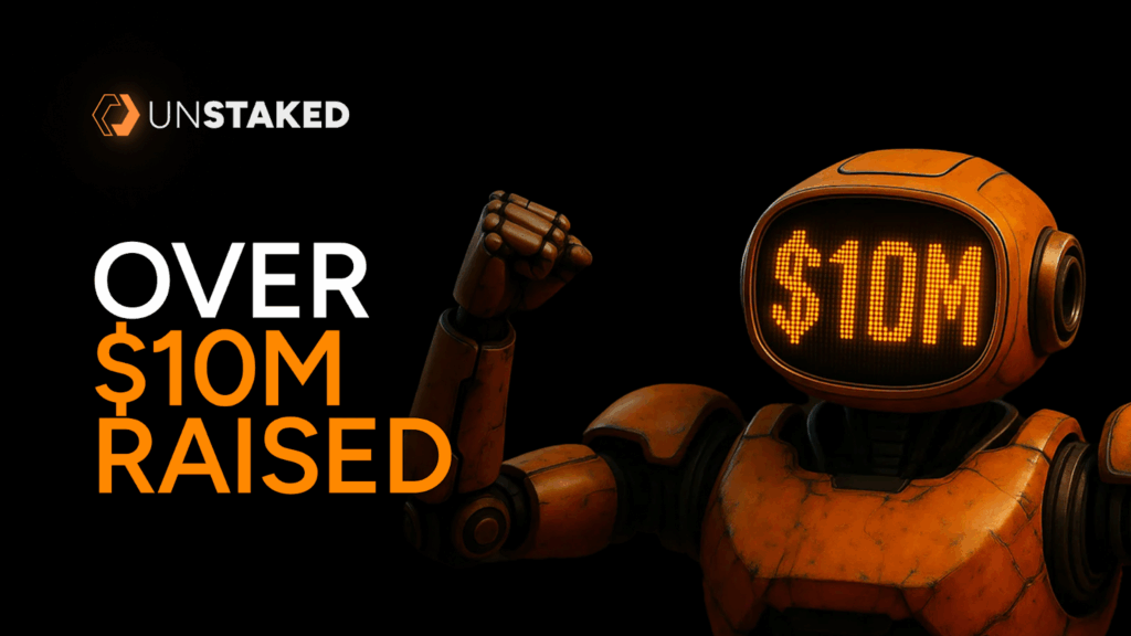 Unstaked Crosses $10.5M While LINK Holds Steady and DOT Bounces Back