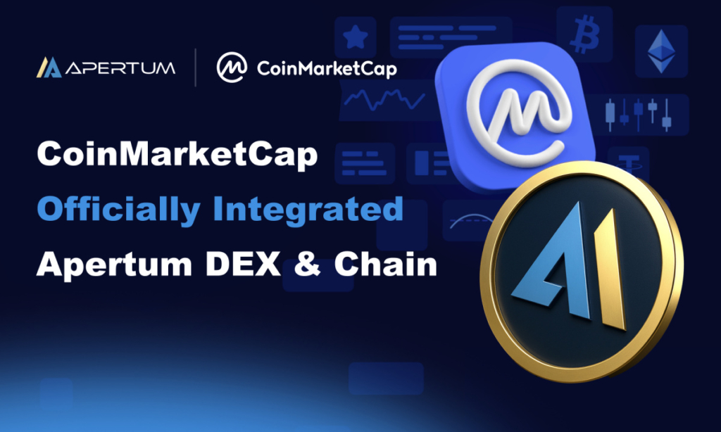 CoinMarketCap Officially Integrated Apertum DEX & Chain