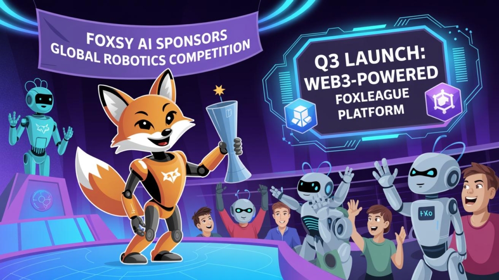Foxsy AI to Sponsor Global Robotics Competition Ahead of Q3 Launch of Web3-Powered Foxleague Platform