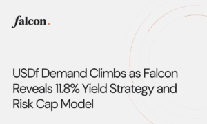 USDf Demand Climbs as Falcon Reveals 11.8% Yield Strategy and Risk Cap Model