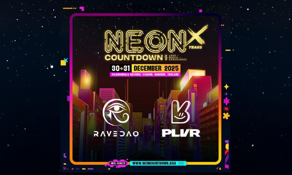 NEON Countdown’s 10th Anniversary Features Asia’s First Fully On‑Chain Blindsale with PLVR