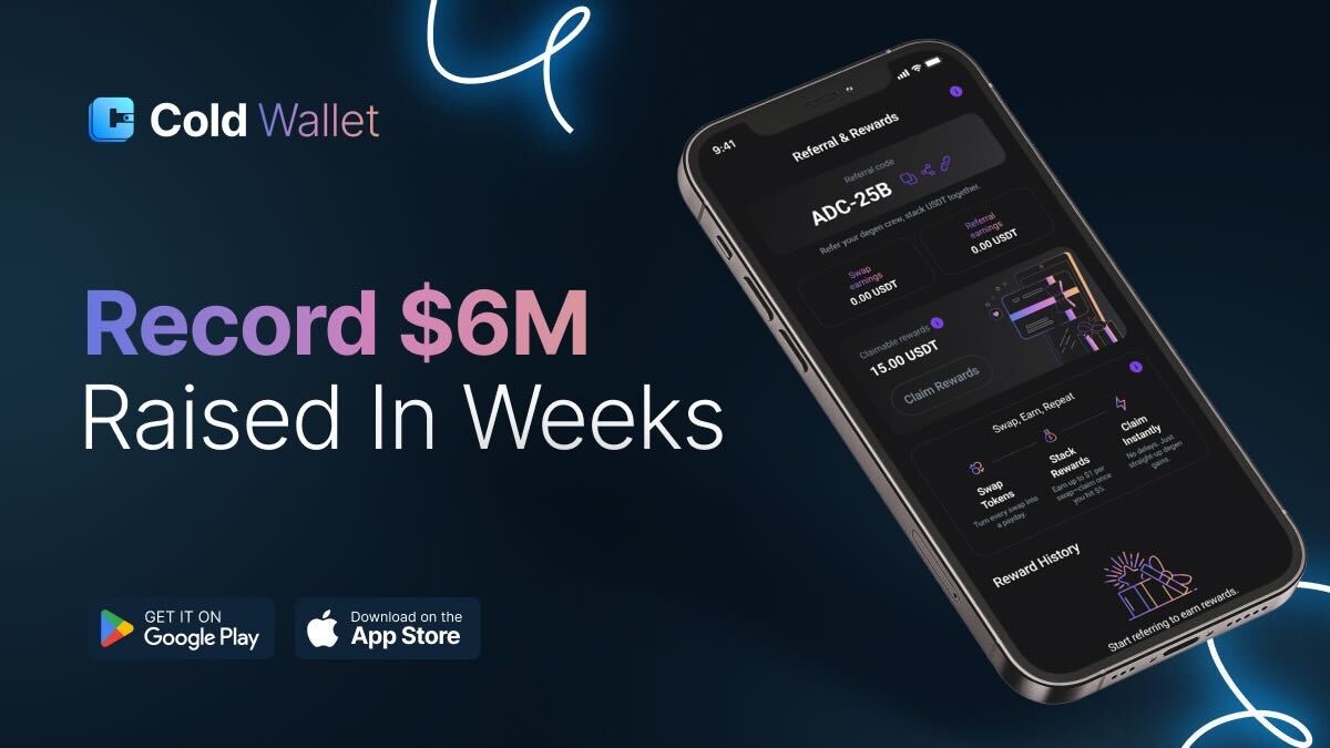 Cold Wallet Presale Rockets Beyond $6M While Ethereum Shows Whale Moves & Cardano Eyes $1.50 Rally