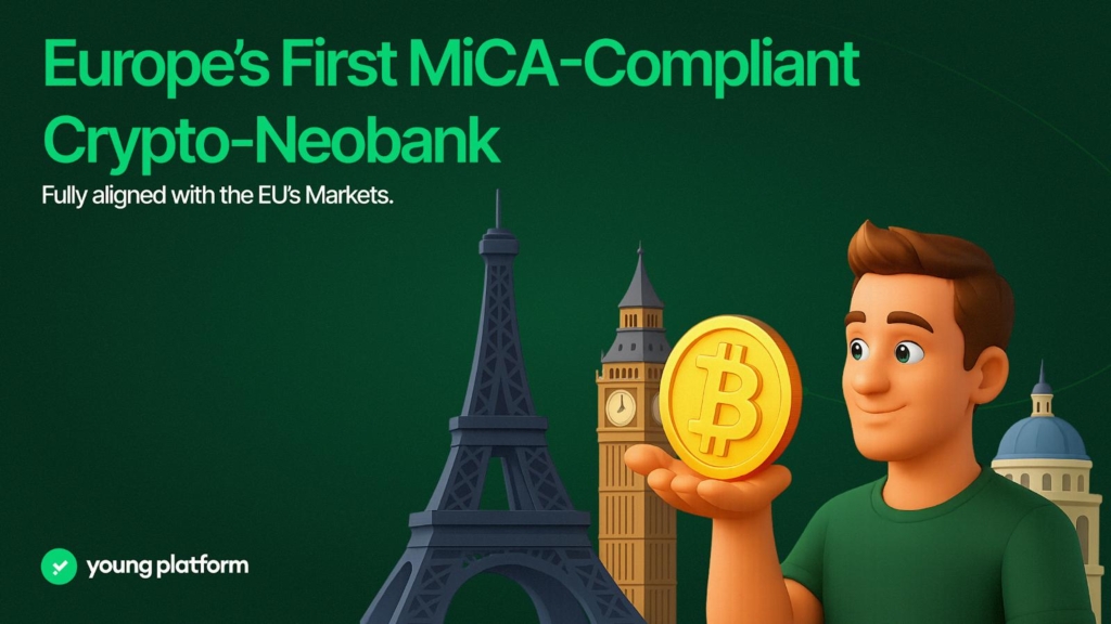Young Platform Launches Europe’s First MiCA-Compliant Crypto-Native Neobank