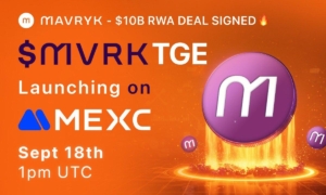 RWA Blockchain Mavryk Announces Mainnet Token Launch on MEXC