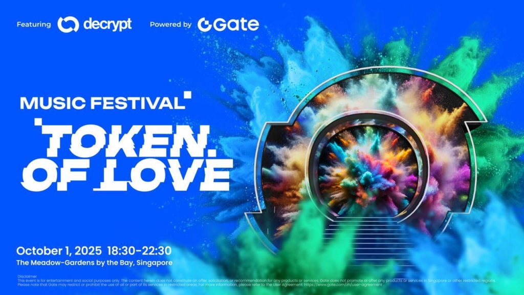 Gate Named Title Sponsor of Token of Love Music Festival Ahead of October 2025 Event