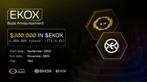 $300K Buzzdrop for Ekox Announced on ChainGPT Pad