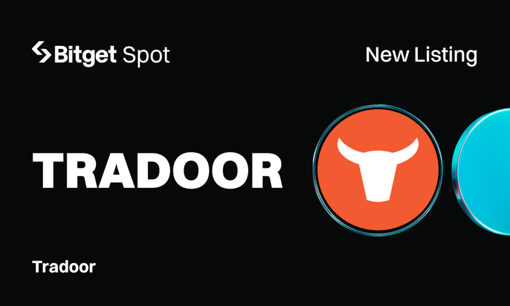 Bitget Lists Tradoor (TRADOOR) for Spot Trading