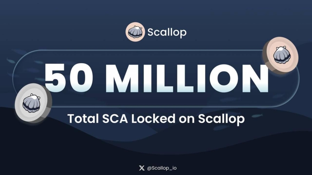 Scallop Hits Milestone: 20% of $SCA Total Supply Locked as Community Demonstrates Strong Conviction