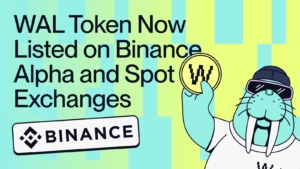WAL Token Now Listed on Binance Alpha and Spot Exchanges