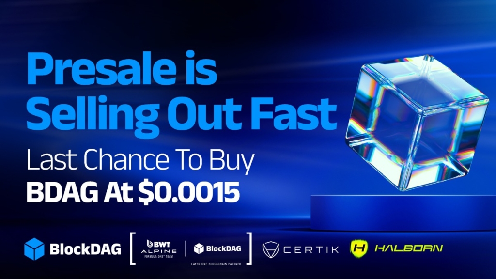 Ethereum and ATOM Gain Strength, Yet BlockDAG’s $425M+ Presale Explodes With BWT Alpine Formula 1® Deal!