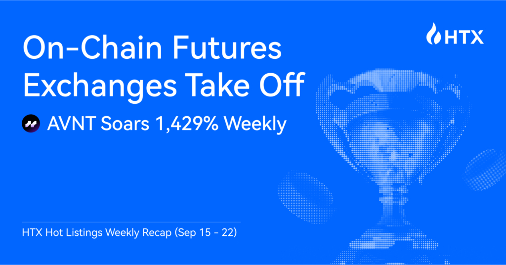 Perp DEXs Surge HTX Weekly Listings Recap (9.22–9.29): Broad Gains, ASTER Soars 96%