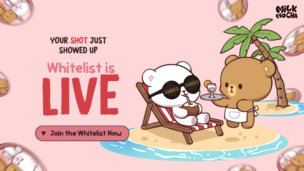 Could Milk Mocha ($HUGS) Be the Next 100x Meme Coin? Milk Mocha’s Whitelist Frenzy Says Yes