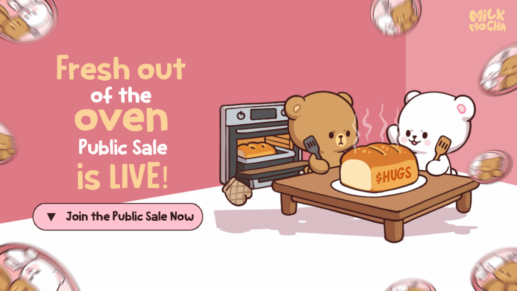 Meet Milk Mocha’s $HUGS: The Cutest $0.002 Crypto Presale That Combines Staking, NFTs, & 1000x Potential