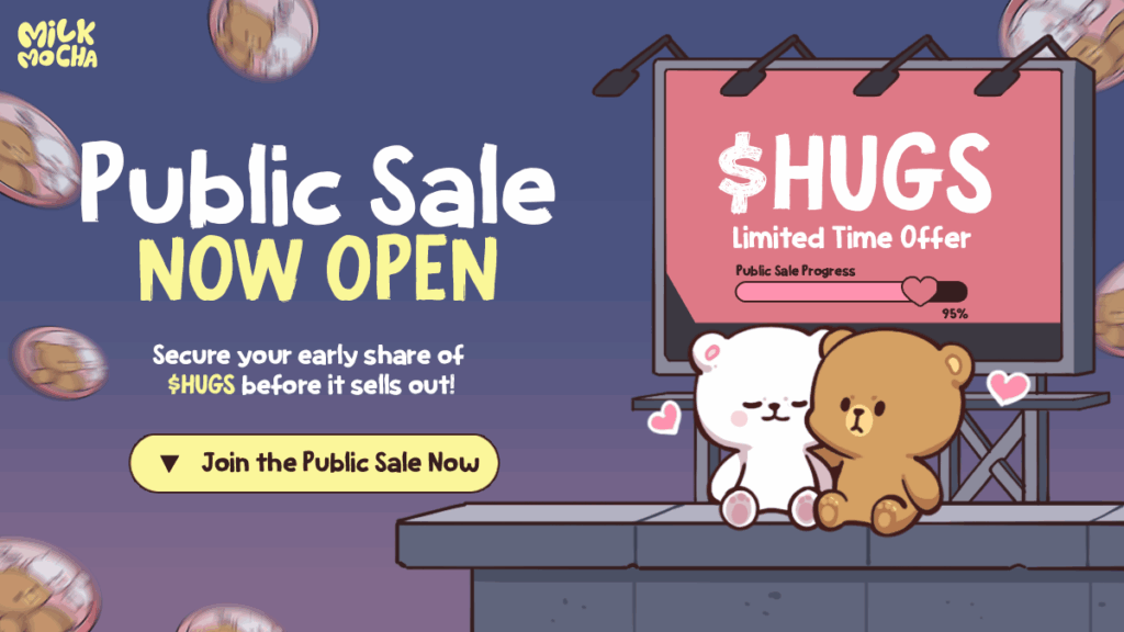 Milk Mocha’s $HUGS Presale Goes Global, Melting Hearts and Redefining Crypto Success With Adorable Precision