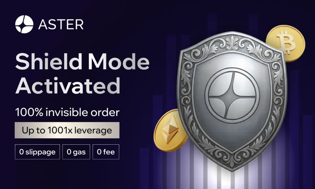 Aster Launches Shield Mode, a Protected High-Performance Trading Mode for On-Chain Traders