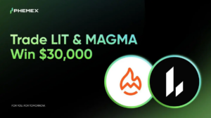 Phemex Launches 30,000 USDT Incentive Program for LIT and MAGMA Trading Pairs