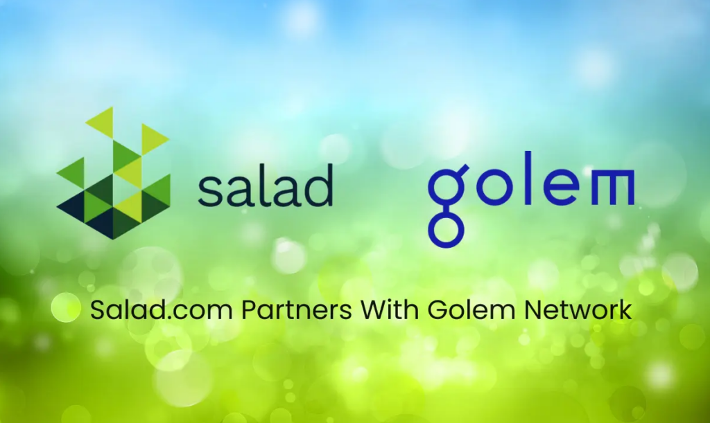 Salad.com and Golem Network Partner to Integrate Web2 Workloads with Decentralized Infrastructure