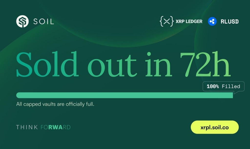 Soil Launches First Compliant RWA-Backed Yield Protocol on XRPL to Unlock Utility for RLUSD Holders