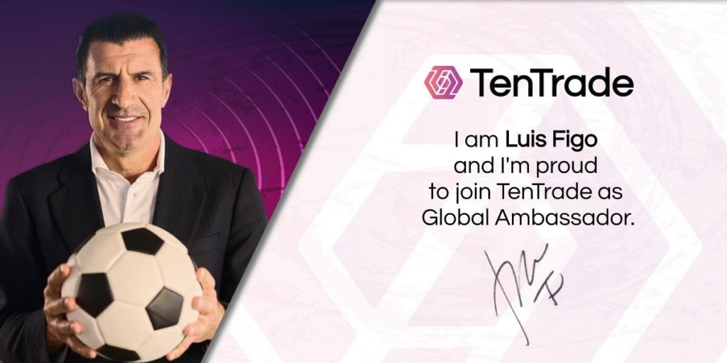 Luis Figo Named Global Brand Ambassador for TenTrade