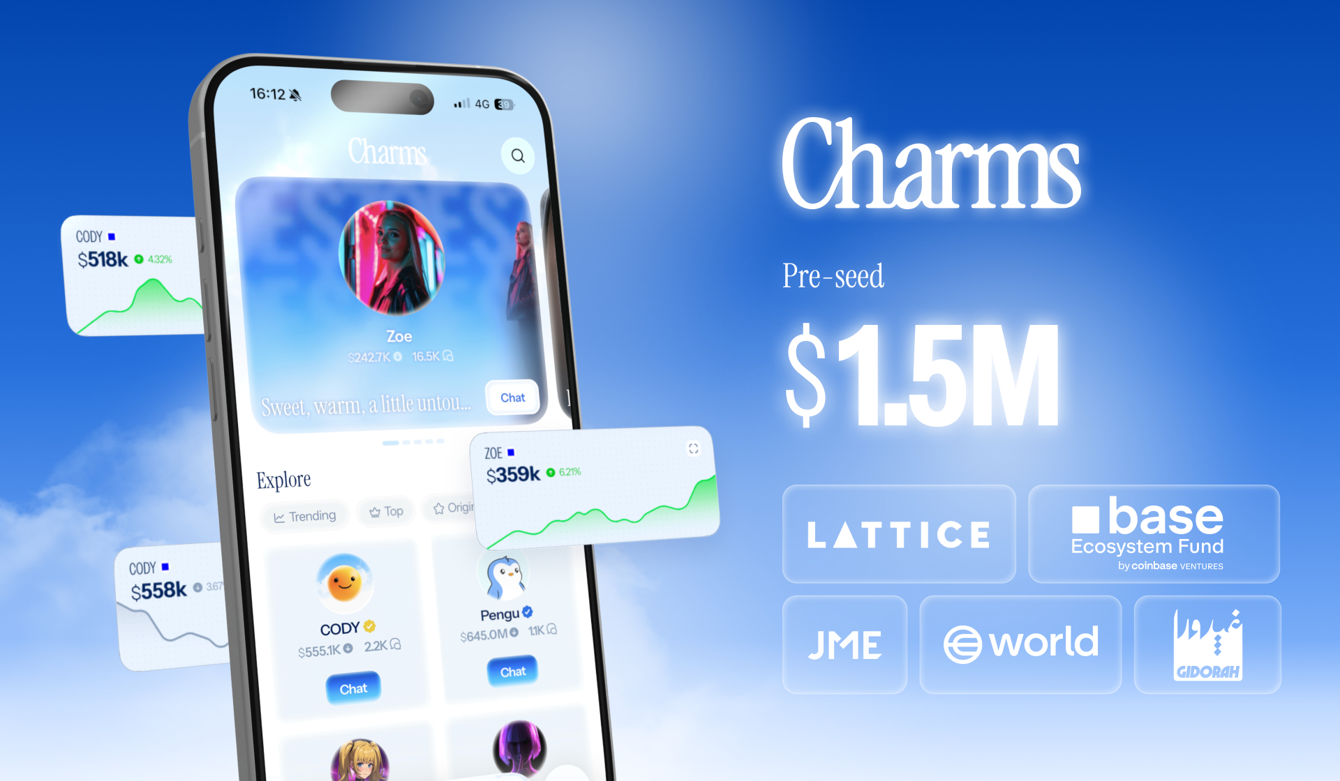 Charms Raises $1.5M Pre-Seed to Bring the AI Character Economy Onchain
