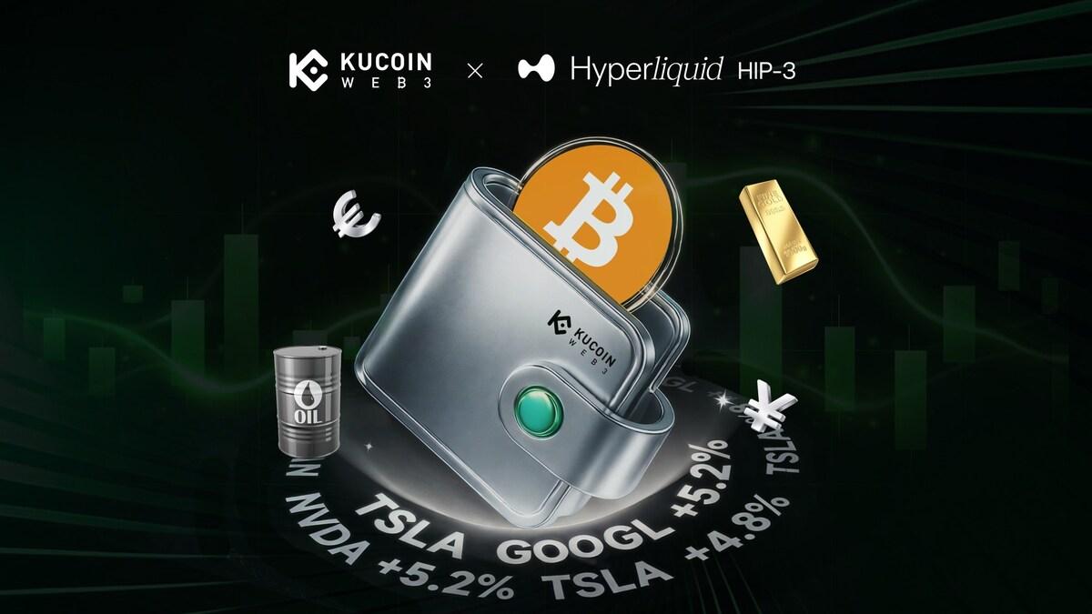 KuCoin Web3 Wallet Expands Into Crypto + TradFi Perpetuals With HIP-3 Upgrade (1 Jun)