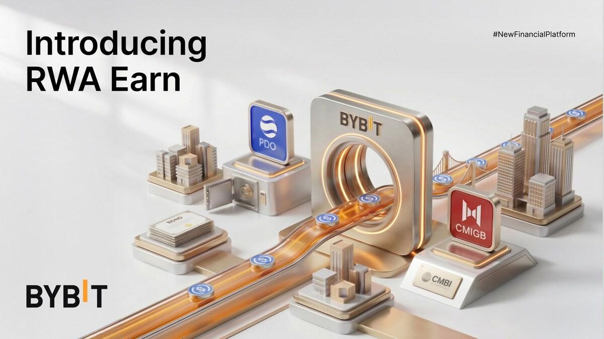 Bybit Launches RWA Earn, Bringing Institutional Investment Opportunities On-Chain to Eligible Users
