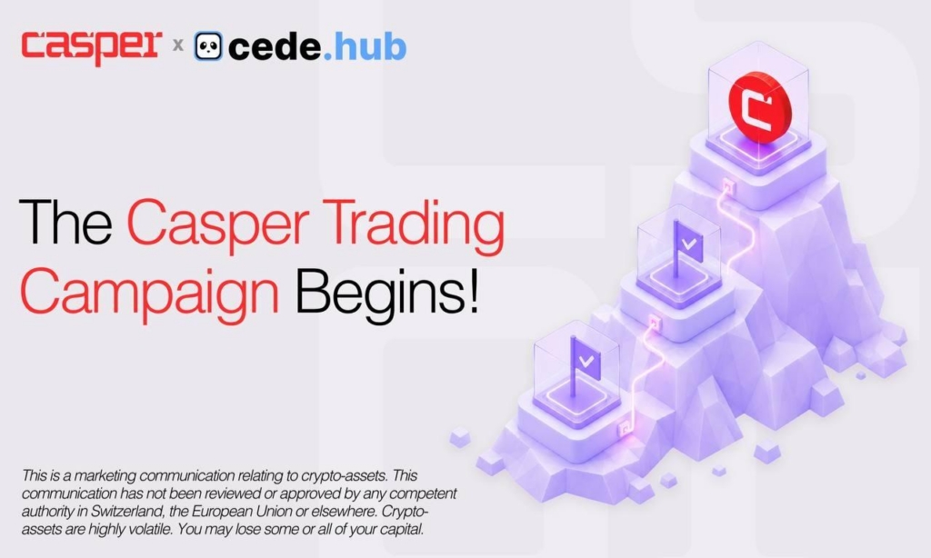 Casper Network Launches Global Trading Competition With CEDE Hub
