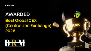 LBank Wins Best Global CEX 2026 Award from Brands Review Magazine