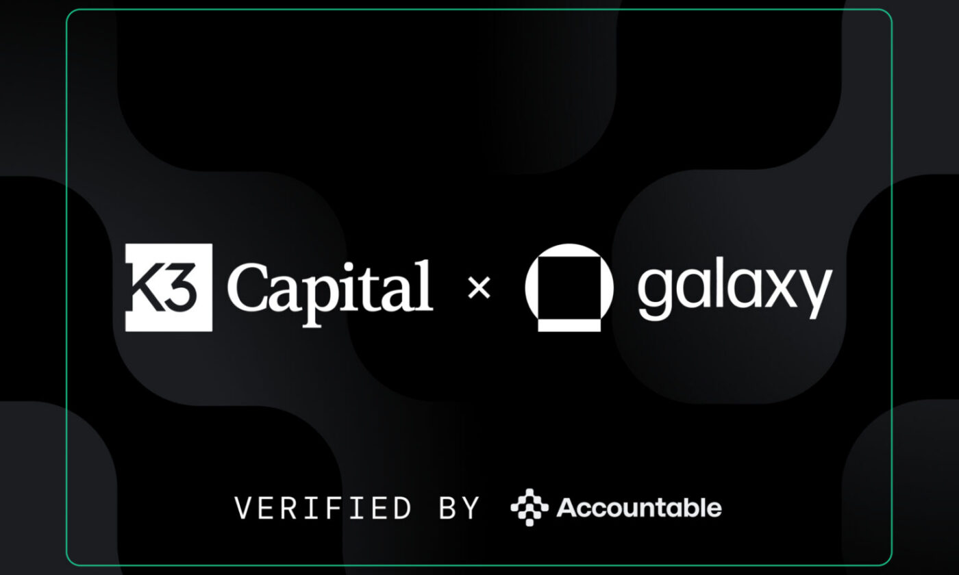 K3 Capital Extends a Credit Facility to Galaxy through Accountable’s Vault Infrastructure on Monad