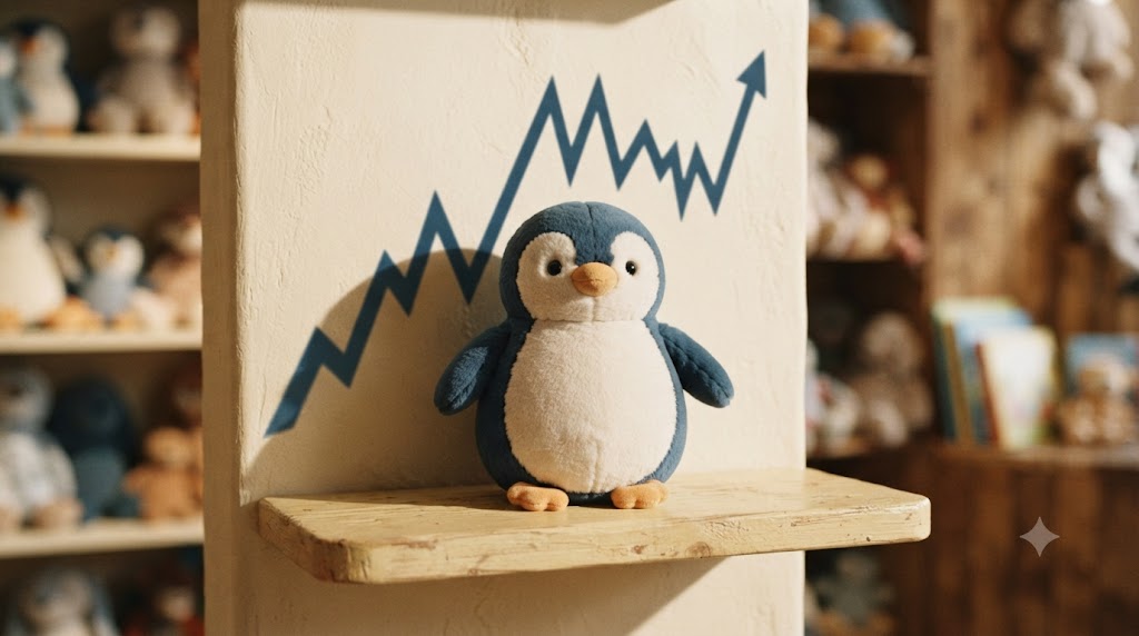 PENGU Is the Memecoin Trending Right Now. The Penguin Toys Are Real