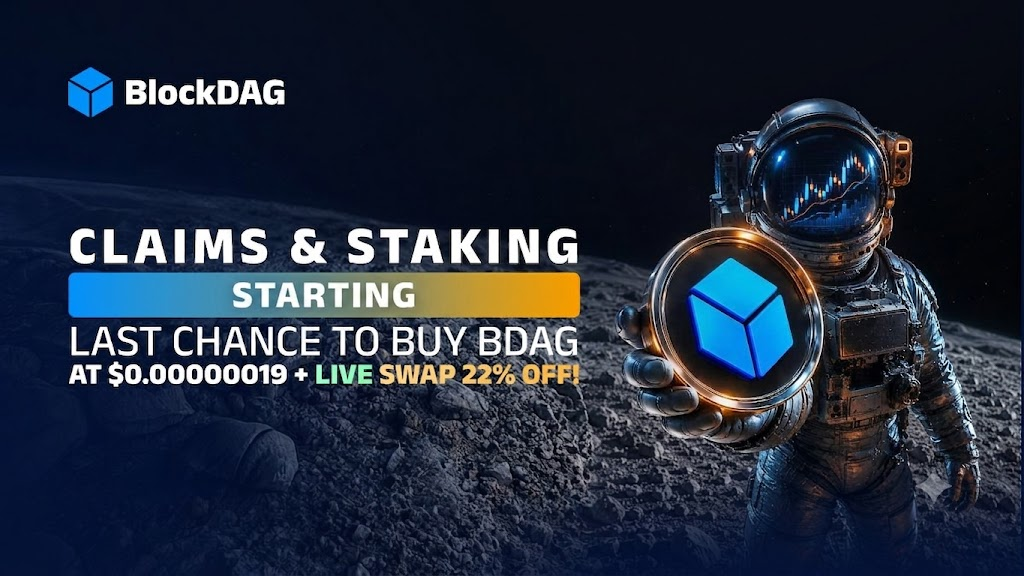 Buyers Rush BlockDAG Before $0.00000019 Vanishes: 22% Below Market as Ethereum and Ondo Finance Trade Flat