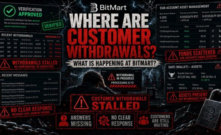 BitMart Facing Formal Inquiry from Scandic Coin Over Extended Delays in SNC Token Withdrawal Processing
