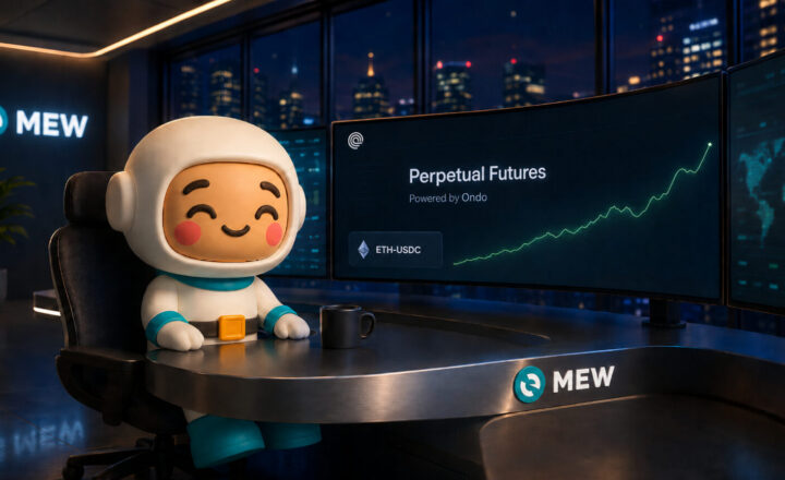 MyEtherWallet (MEW) Integrates Ondo Perps, Unlocking 24/7 Leveraged Trading for Onchain Equities, & ETFs.