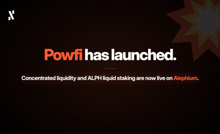 Alephium Launches Powfi, Bringing Concentrated Liquidity and Liquid Staking to Proof-of-Work